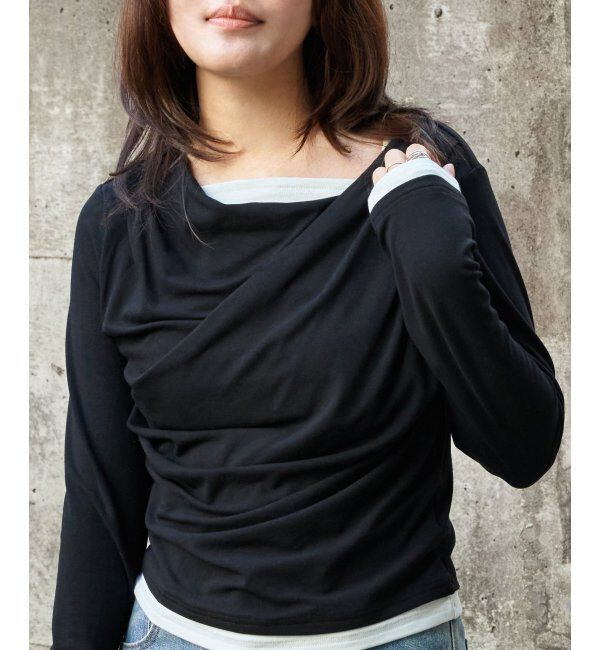 VENCE share style「レイヤードカシュクールプルオーバー」|その他|