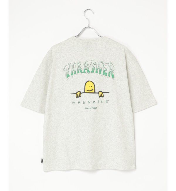 VENCE share style「THRASHER スラッシャー マークゴンザレスロゴＴシャツ」|Tシャツ・カットソー|グレー
