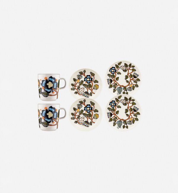 Marimekko「【オンラインストア限定】Tiara Dinner セット」|その他|ﾎﾜｲﾄ&times;ｳｫｰﾑｵﾚﾝｼﾞ