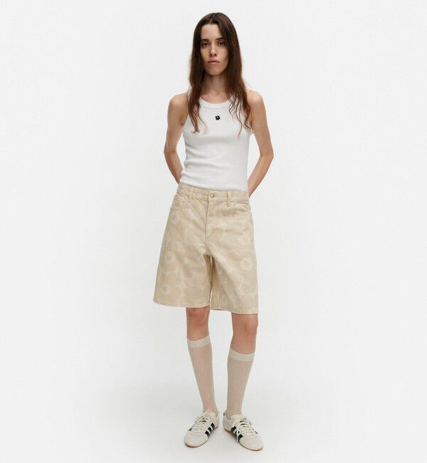 Marimekko「Maridenim Marssi Unikko ショートパンツ」|チノ|