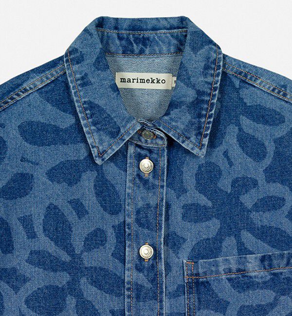 Marimekko「Maridenim Vaihe Kukka シャツ」|シャツ・ブラウス|