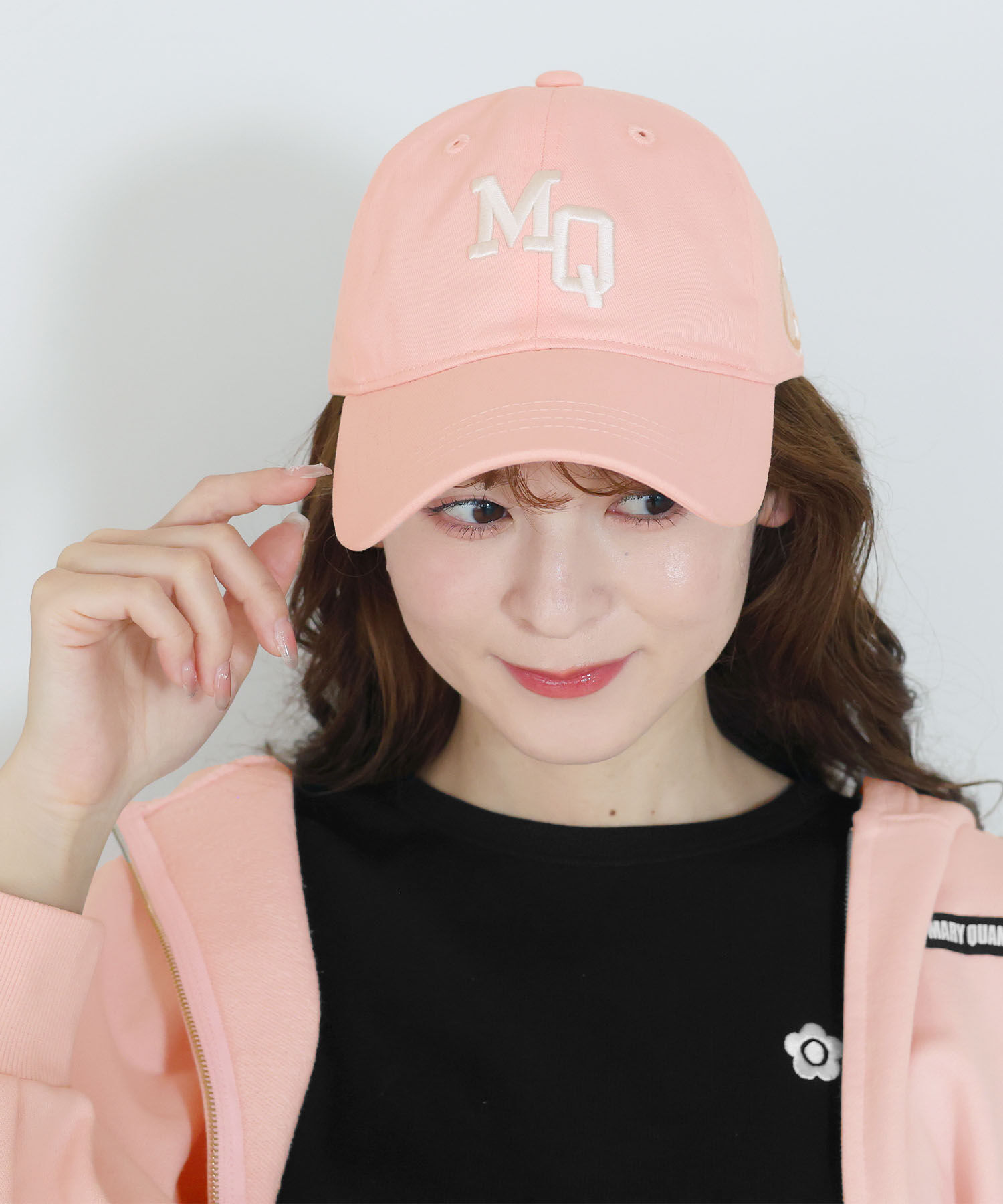MARY QUANT「MQベースボール キャップ」|キャップ・キャスケット|ピンク