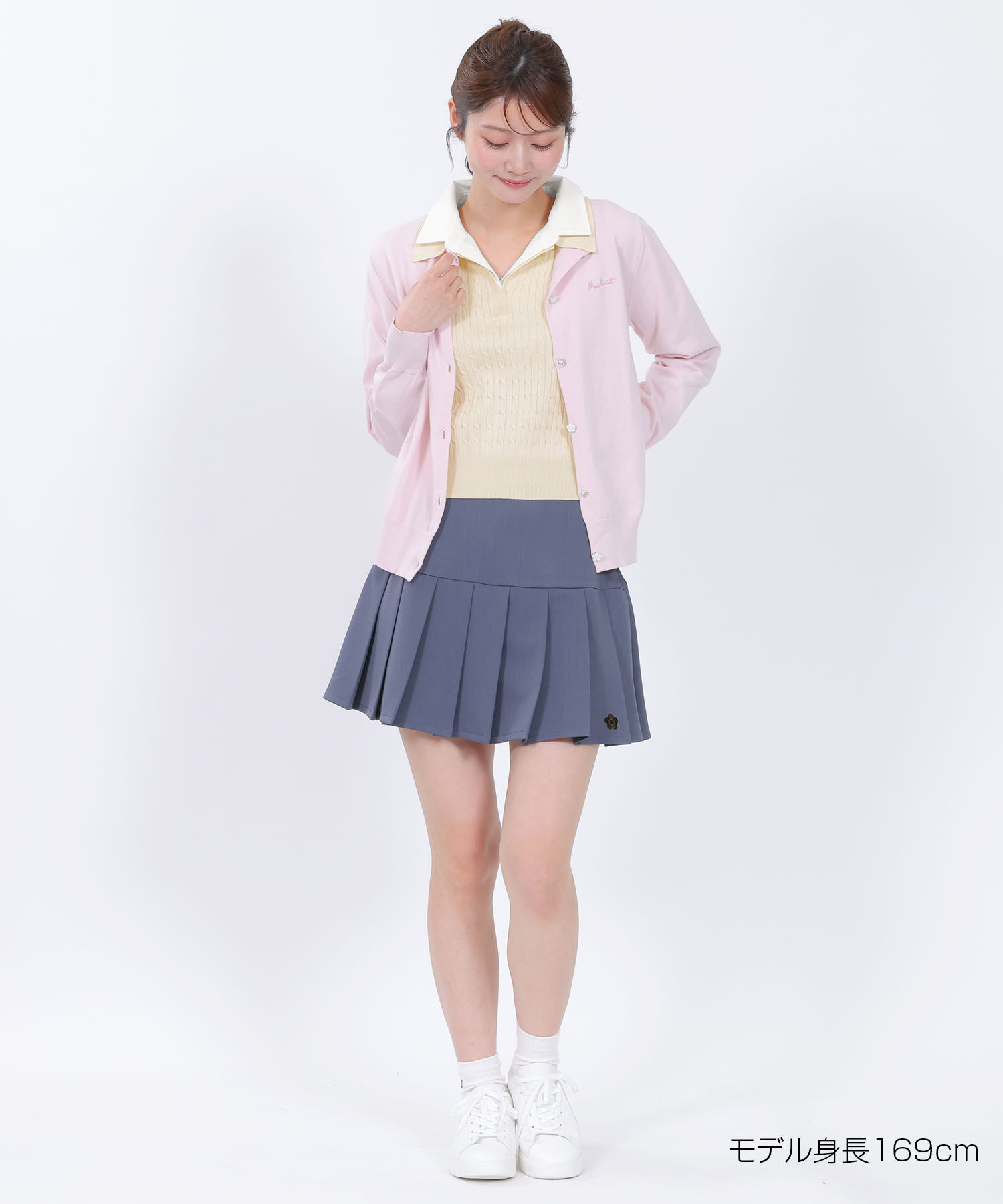 MARY QUANT「レイヤードポロ プルオーバー」|ポロシャツ|