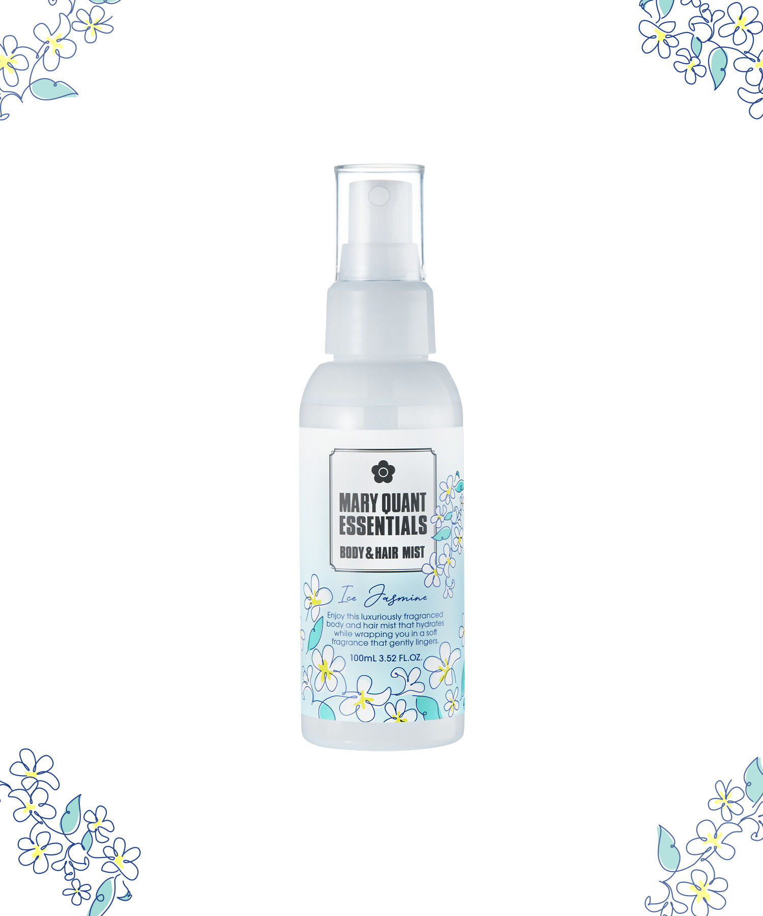 MARY QUANT「『数量限定』エッセンシャルズ ボディ＆ヘア ミスト（アイスジャスミンの香り）」|ヘアスタイリング|