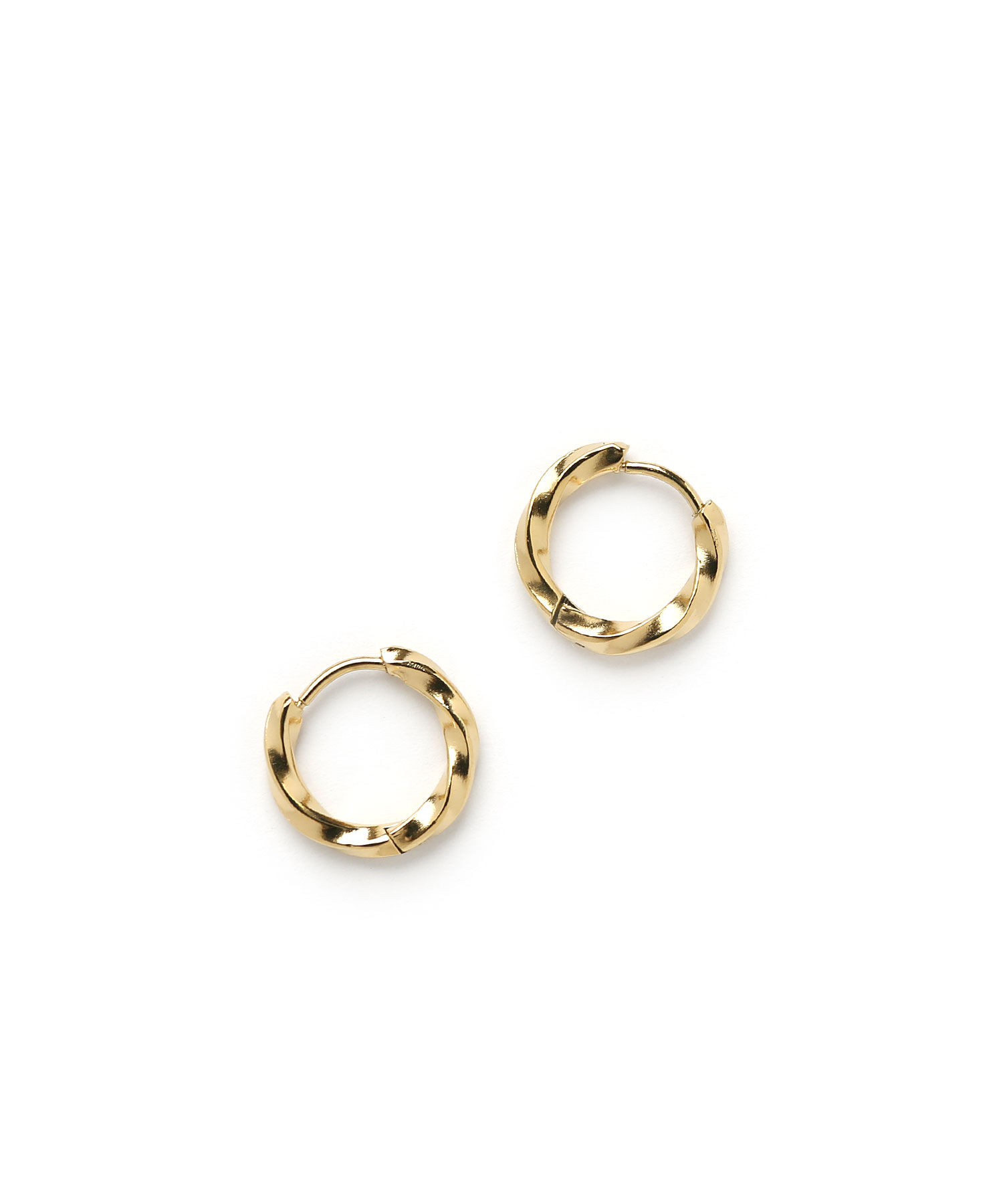 colleca la「[stainless]ステンレス・ツイストワンタッチフープピアス〈金属アレルギー対応〉」|ピアス|