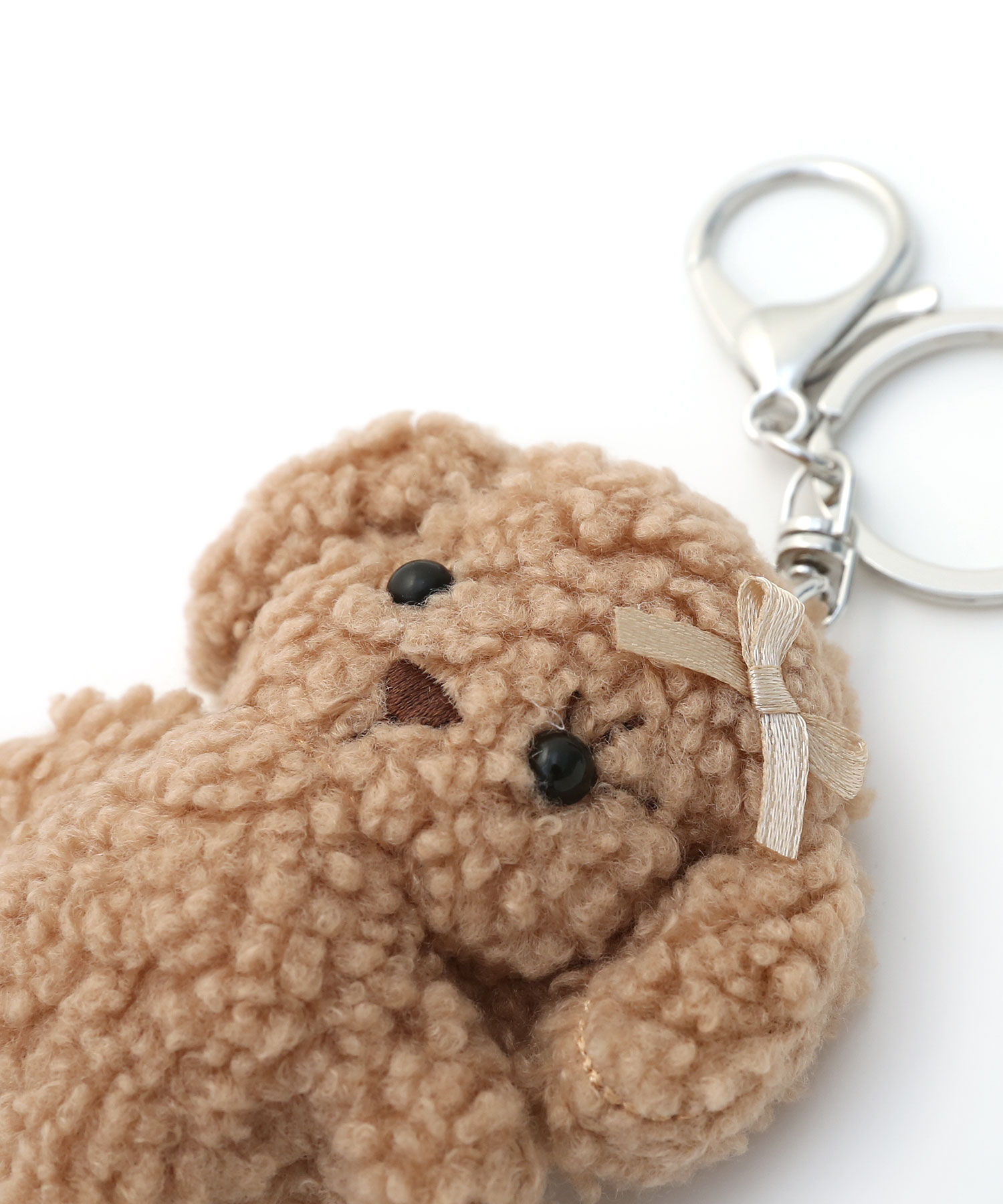  「もこもこミニプードルキーホルダー/チャーム」|チャーム・キーホルダー|