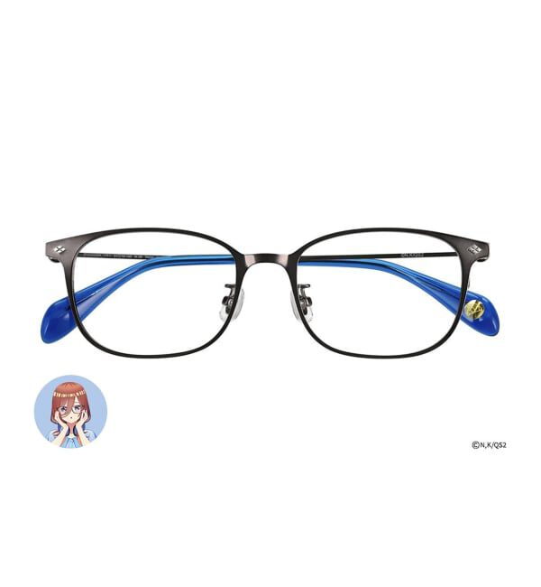  「Zoff｜五等分の花嫁＊ 中野三玖モデル[ご予約限定特典アクリルスタンド付き] レンズ交換券付」|メガネ|