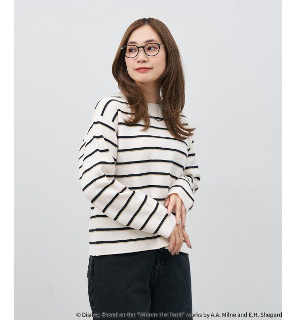  「 ウェリントン型 メガネ | 軽量、眼鏡、くまのプーさん Zoff  レンズ交換券付 レンズ交換券付」|メガネ|