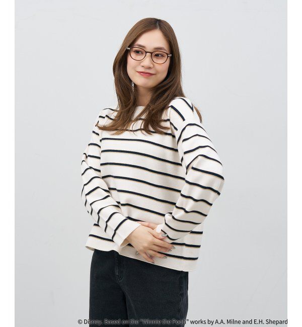  「 ウェリントン型 メガネ | 軽量、眼鏡、くまのプーさん Zoff  レンズ交換券付 レンズ交換券付」|メガネ|