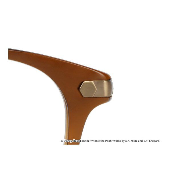  「 ウェリントン型 メガネ | 軽量、眼鏡、くまのプーさん Zoff  レンズ交換券付 レンズ交換券付」|メガネ|