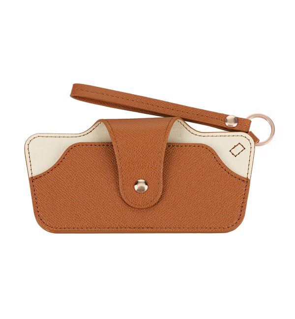  「メガネケース サングラスケース スリム コンパクト 男女兼用 ギフトメガネケース」|サングラス|濃ブラウン3