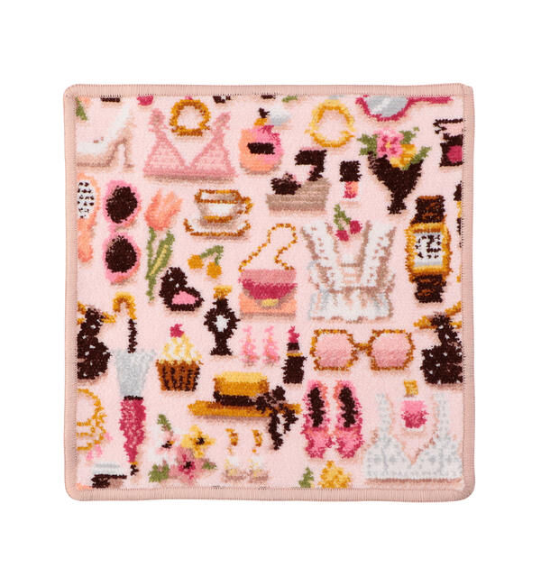 LOVERARY BY FEILER「メゾンドニコル　ハンカチ」|ハンカチ|ペールピンク