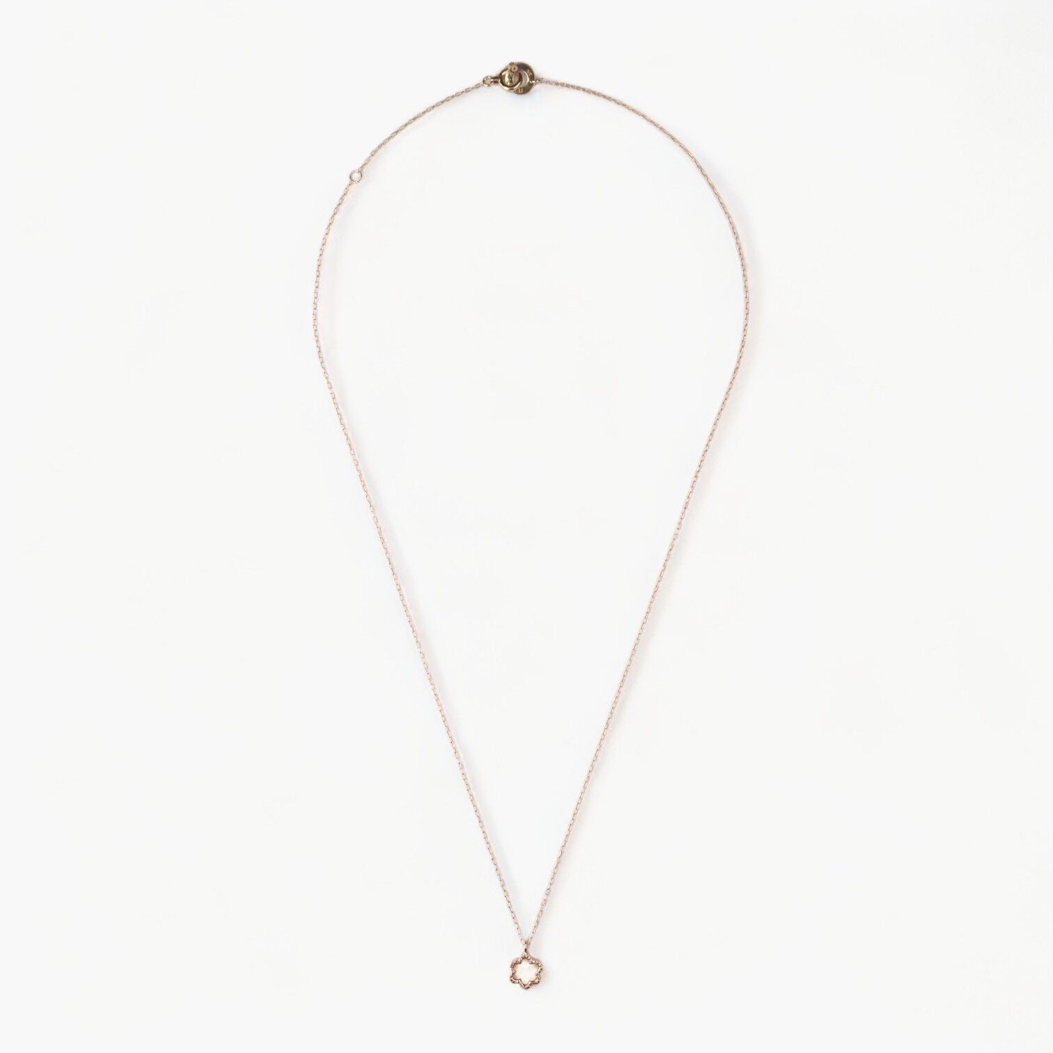 KAORU「ミニ ミモザ ネックレス／K10ピンクゴールド」|ネックレス|