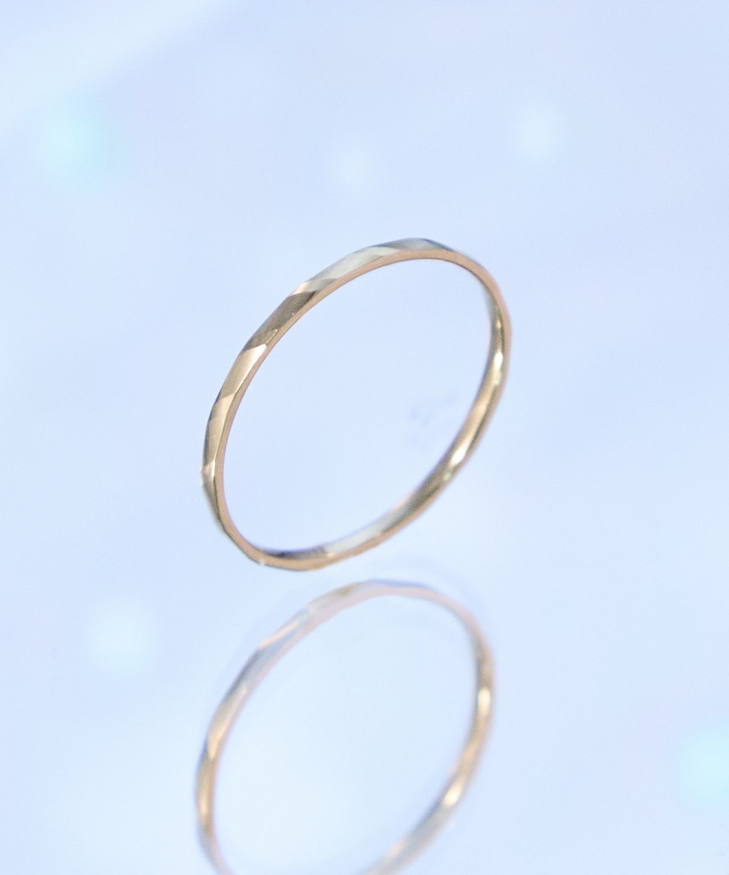 JUPITER「【K10】スリムリング/ゴールド」|リング|