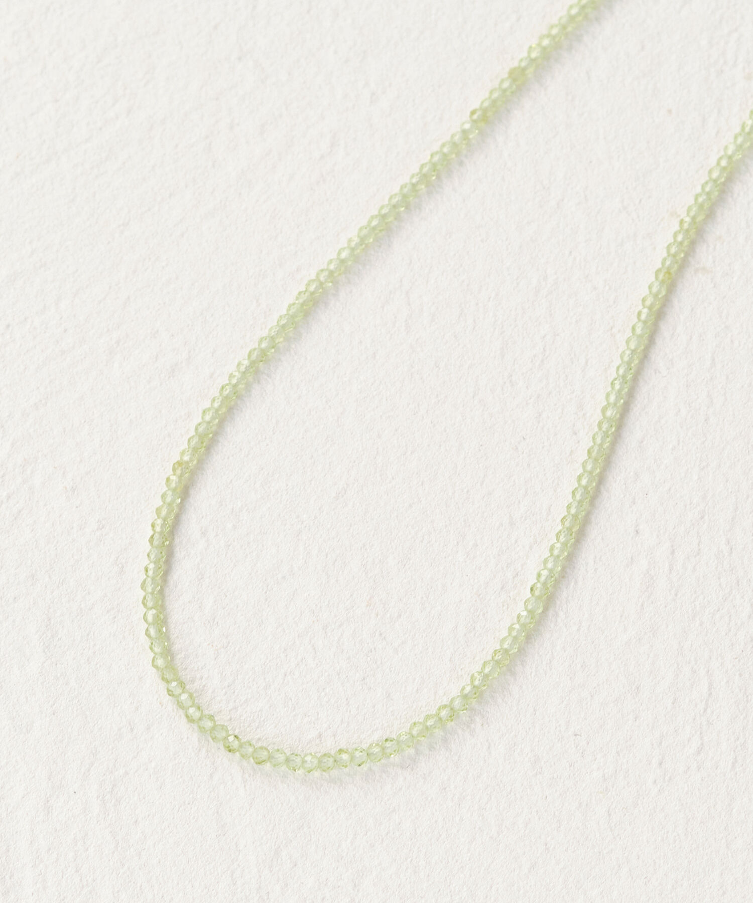 JUPITER「天然石ビーズネックレス/金属アレルギー対応/ニッケルフリー　ペリドット」|ネックレス|