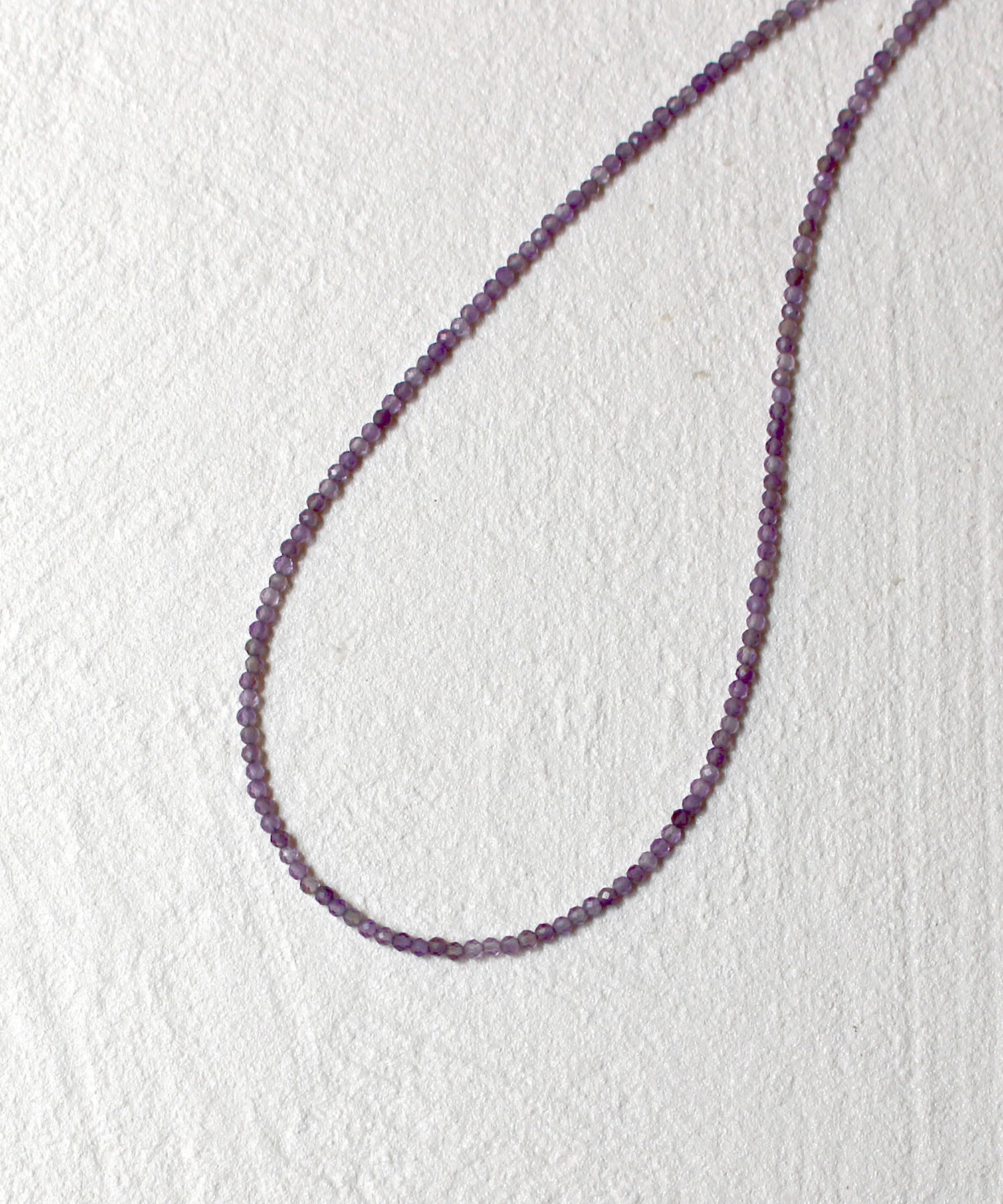 JUPITER「天然石ビーズネックレス/金属アレルギー対応/ニッケルフリー　アメシスト」|ネックレス|