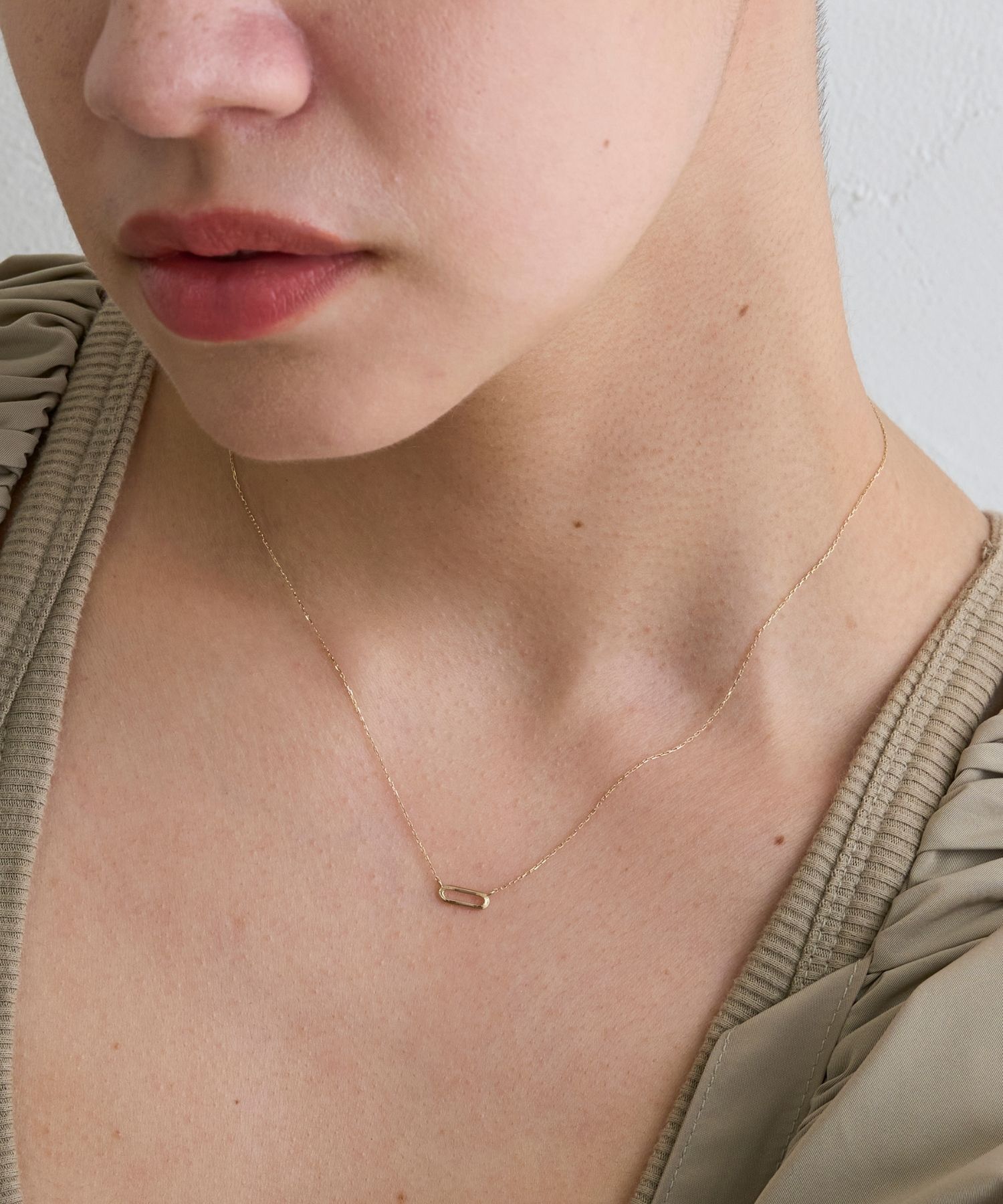 JUPITER「【K10】ゼロモチーフネックレス<動画あり>全長約40cm(調節した時の長さ37㎝)」|ネックレス|