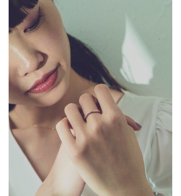 ete「[シェア] ダイヤモンド クロス リング」|リング|