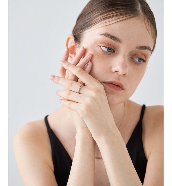 ete「[ONLINE Limited] クレセントムーン リング」|リング|