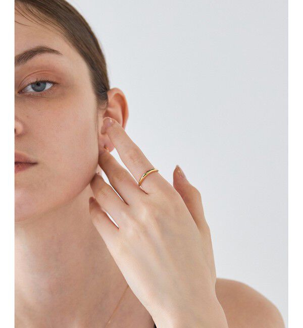 ete「[ONLINE Limited] クレセントムーン リング」|リング|