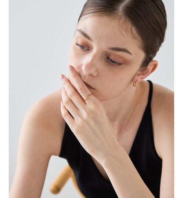 ete「[ONLINE Limited] クレセントムーン リング」|リング|