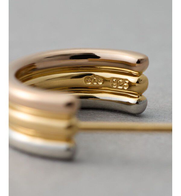 ete「[トリカラー] フープピアス」|ピアス|