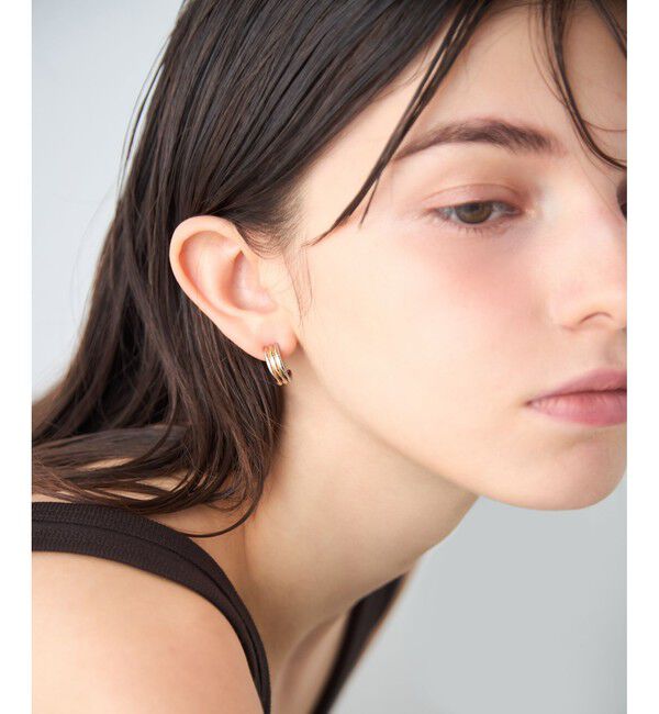 ete「[トリカラー] フープピアス」|ピアス|