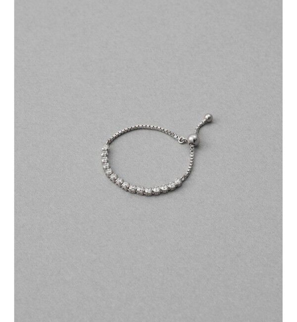 ete「[ラインストーン] チェーンリング」|リング|