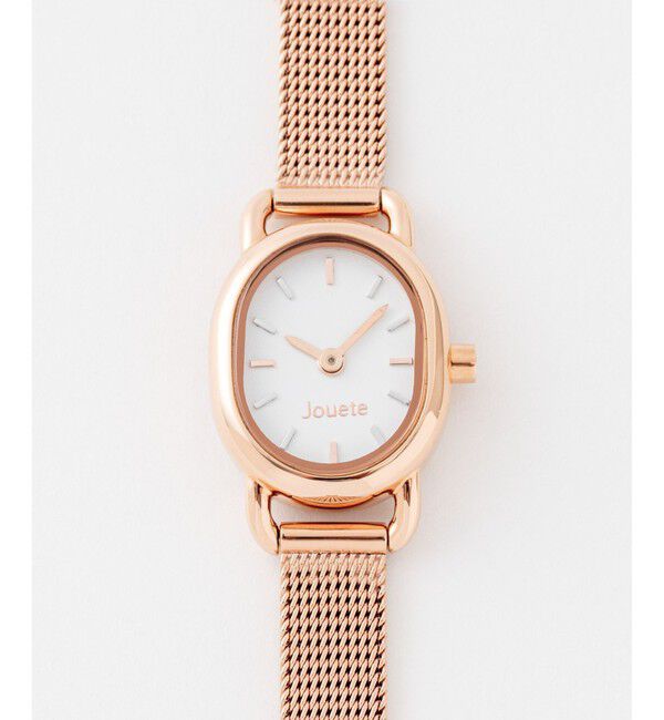 Jouete「タイムピース オーバル」|腕時計|ピンクゴールド