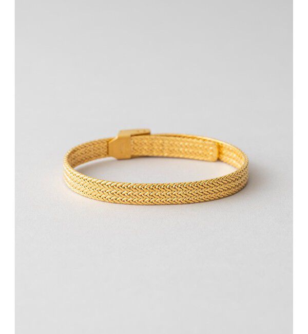 Jouete「メッシュベルト ヘリンボーン」|ブレスレット・バングル|イエローゴールド