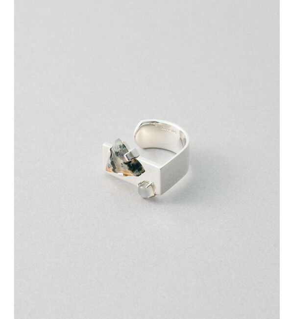 Jouete「ナチュラルストーン プレート」|リング|