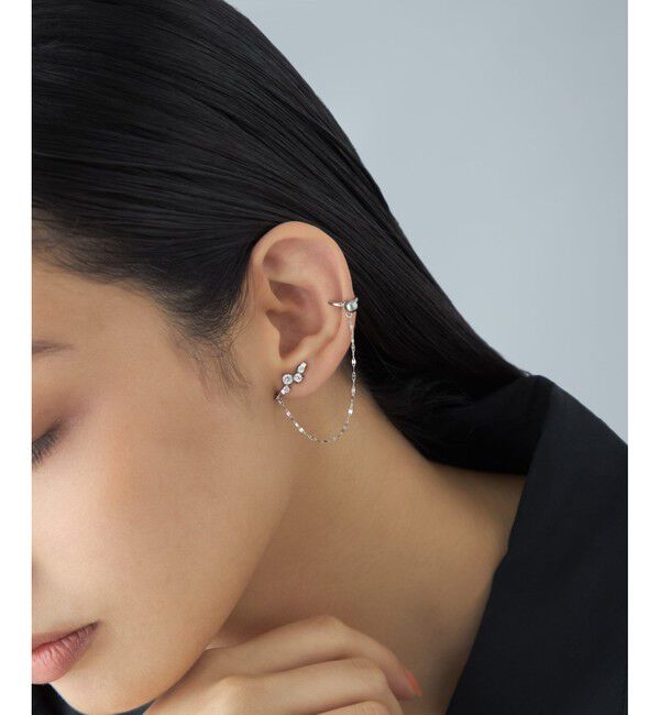 Jouete「【先行予約】[ロープカフス] ジルコニア&times;パール」|イヤーカフ|