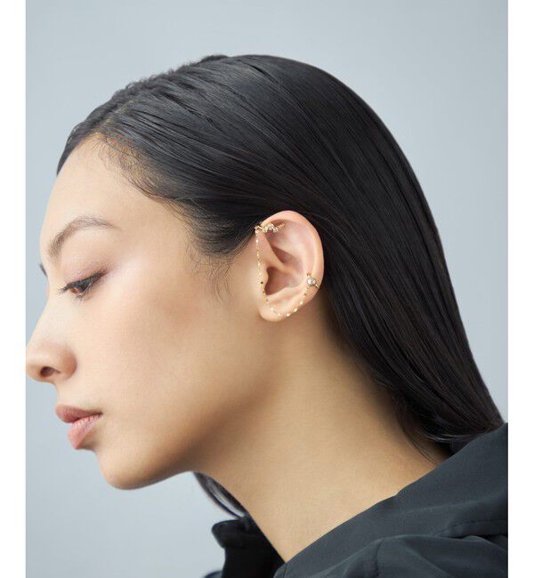 Jouete「【先行予約】[ロープカフス] ジルコニア&times;パール」|イヤーカフ|