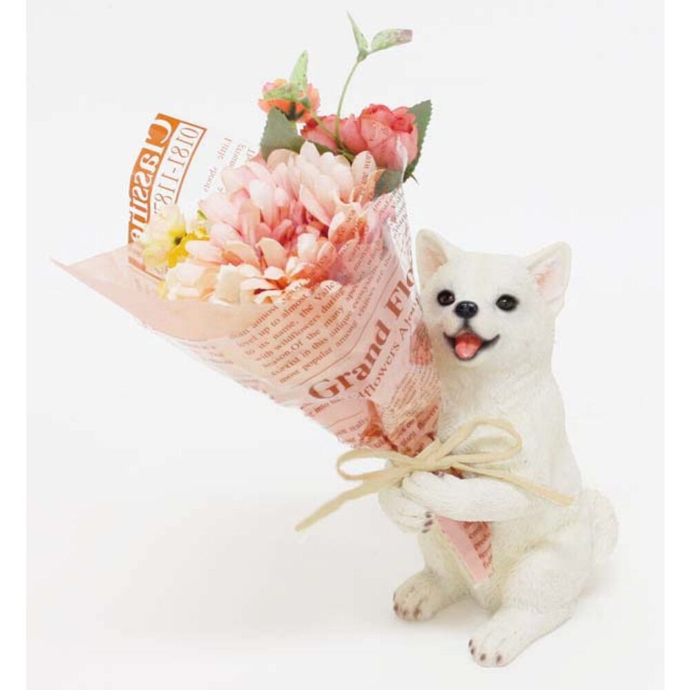 BACKYARD FAMILY「花 ギフト 通販 ブーケ 造花 ct触媒 エアクリーナー 抗菌 消臭 空気清浄 ミニョン」|その他|ホワイト1