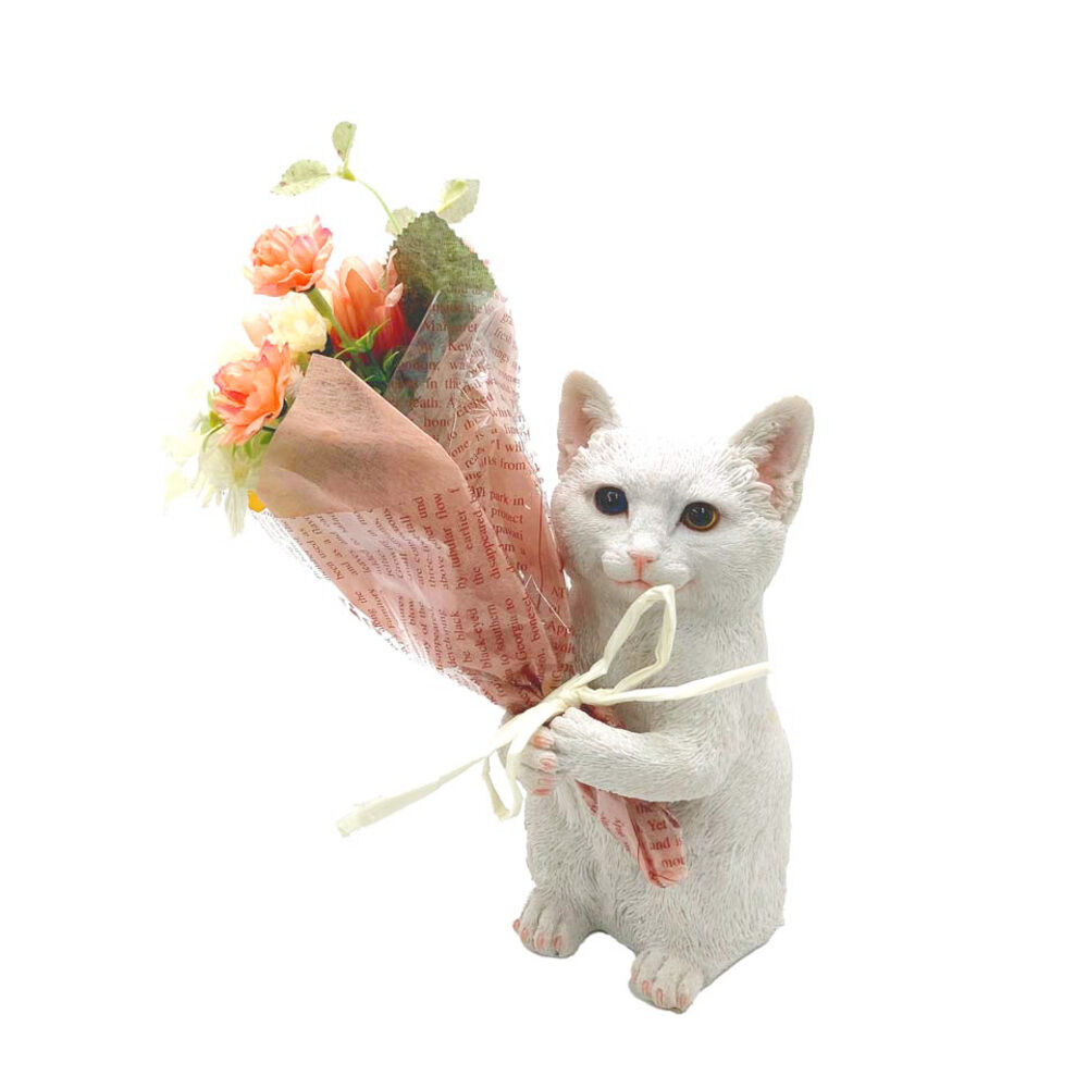 BACKYARD FAMILY「花 ギフト 通販 ブーケ 造花 ct触媒 エアクリーナー 抗菌 消臭 空気清浄 ミニョン」|その他|ホワイト3