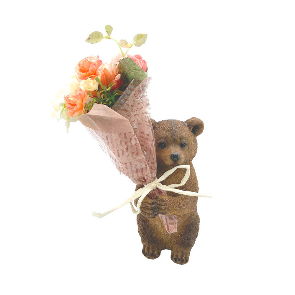 BACKYARD FAMILY「花 ギフト 通販 ブーケ 造花 ct触媒 エアクリーナー 抗菌 消臭 空気清浄 ミニョン」|その他|ブラウン2