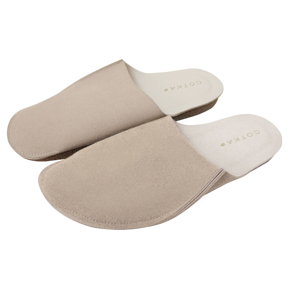 BACKYARD FAMILY「携帯スリッパ メンズ スエード 通販 スリッパ 室内履き 室内ばき ルームシューズ おしゃれ」|ルームシューズ|ベージュ1