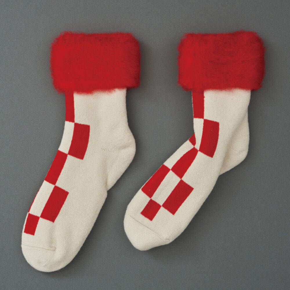 BACKYARD FAMILY「靴下 あったか レディース 通販 メンズ あったか靴下 ソックス もこもこソックス ルームソックス」|ソックス|ベージュ2