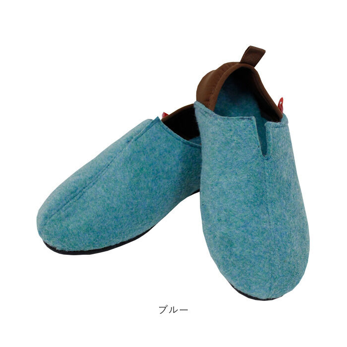 BACKYARD FAMILY「スリッポン 室内履き フェルト 通販 スリッパ ルームシューズ バブーシュ 室内ばき メンズ」|ルームシューズ|