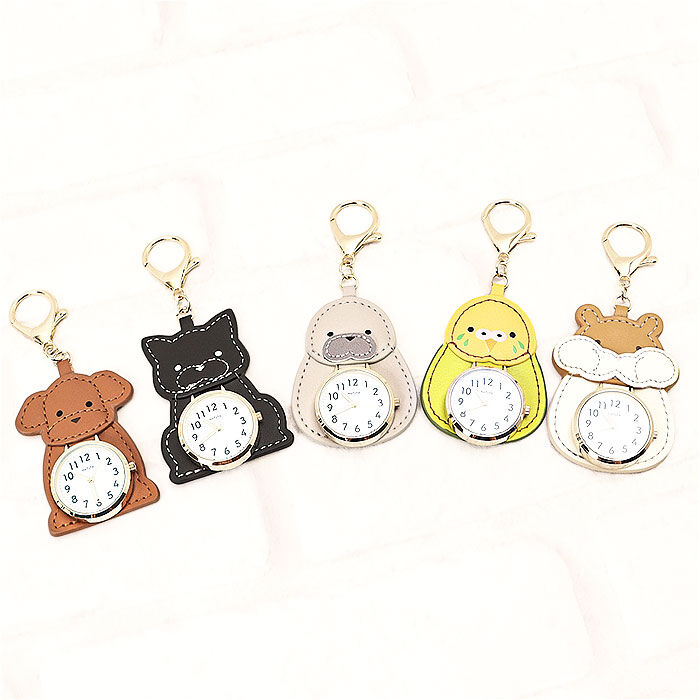 BACKYARD FAMILY「field work フィールドワーク キーチェーンウォッチ アニマル 通販 時計 キーチェーン」|腕時計|