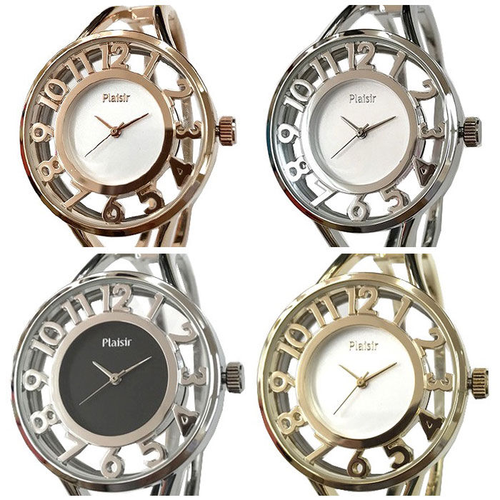 BACKYARD FAMILY「腕時計 レディース 通販 Plaisir 時計 プレジール NTK-247 バングルウォッチ」|腕時計|