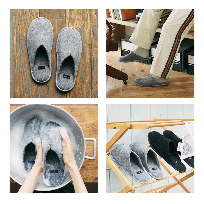 BACKYARD FAMILY「room's ルームシューズ 洗える 通販 ルームズ スリッパ rooms easyWASH」|ルームシューズ|