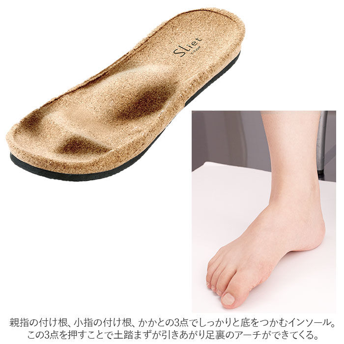 BACKYARD FAMILY「体幹 スリッパ 通販 前あき ツボ押し 体幹トレーニング 健康サンダル 健康スリッパ」|ルームシューズ|