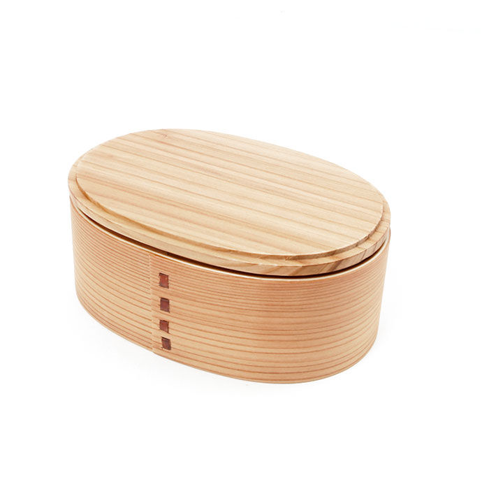 BACKYARD FAMILY「わっぱ 弁当箱 通販 小判入子型 2段 二段 700ml わっぱ弁当 まげわっぱ 曲げわっぱ 白木」|食器・キッチングッズ|