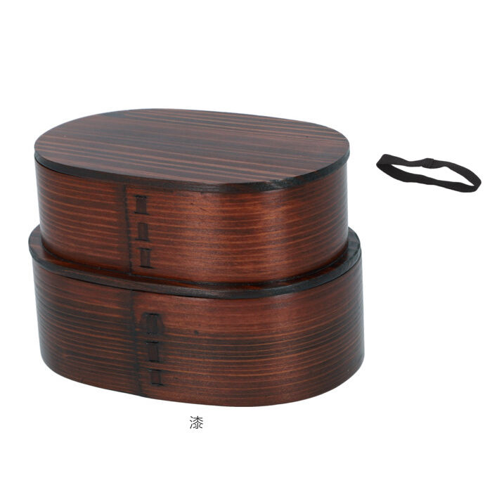 BACKYARD FAMILY「わっぱ 弁当箱 通販 小判入子型 2段 二段 700ml わっぱ弁当 まげわっぱ 曲げわっぱ 白木」|食器・キッチングッズ|