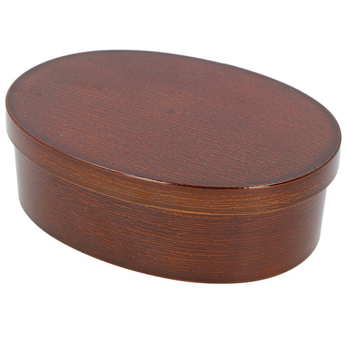 BACKYARD FAMILY「曲げわっぱ 弁当箱 レンジ対応 通販 小判弁当 わっぱ風 1段 抗菌 弁当箱 丸型 大きいサイズ」|食器・キッチングッズ|