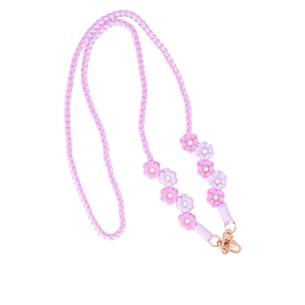 BACKYARD FAMILY「スマホストラップ ショルダー 通販 スマホ ストラップ 編み スマホショルダーストラップ」|チャーム・キーホルダー|パープル1