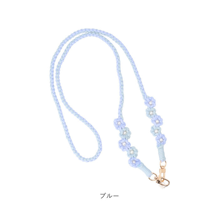 BACKYARD FAMILY「スマホストラップ ショルダー 通販 スマホ ストラップ 編み スマホショルダーストラップ」|チャーム・キーホルダー|