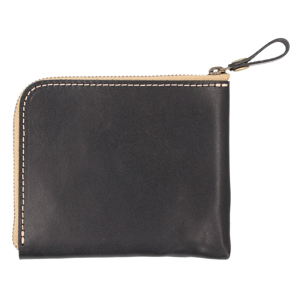 BACKYARD FAMILY「ミニ財布 レディース 通販 日本製 本革 革 薄型財布 カード入れ 小銭入れ 財布 さいふ サイフ」|財布|ブラック1