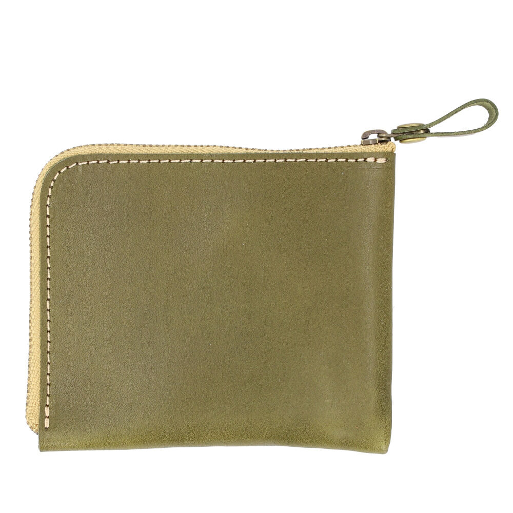 BACKYARD FAMILY「ミニ財布 レディース 通販 日本製 本革 革 薄型財布 カード入れ 小銭入れ 財布 さいふ サイフ」|財布|グリーン1